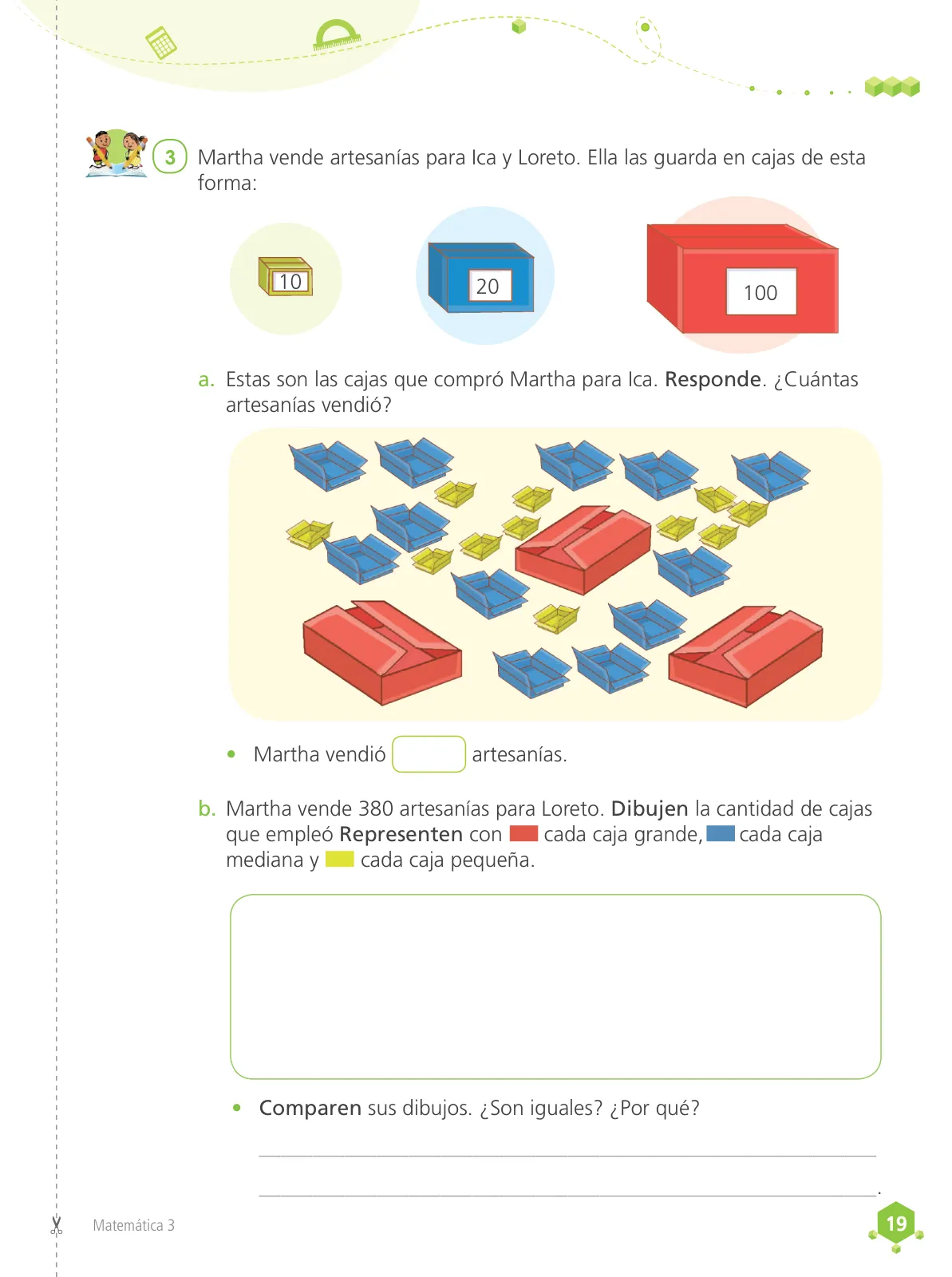 Miniatura página 21 de Matemática 3 : cuaderno de trabajo para tercer grado de Educación Primaria 2019 · 2019