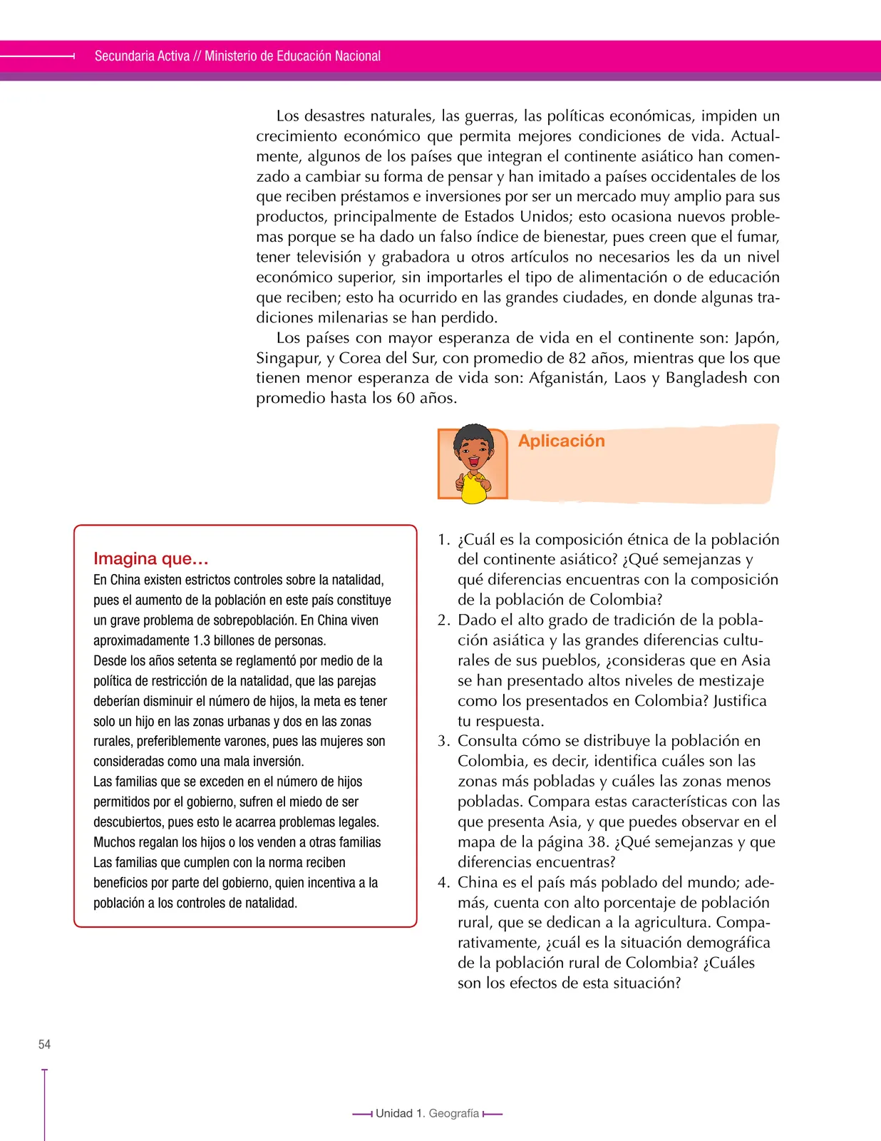 Miniatura página 54 de Ciencias Sociales 8° · Secundaria Activa