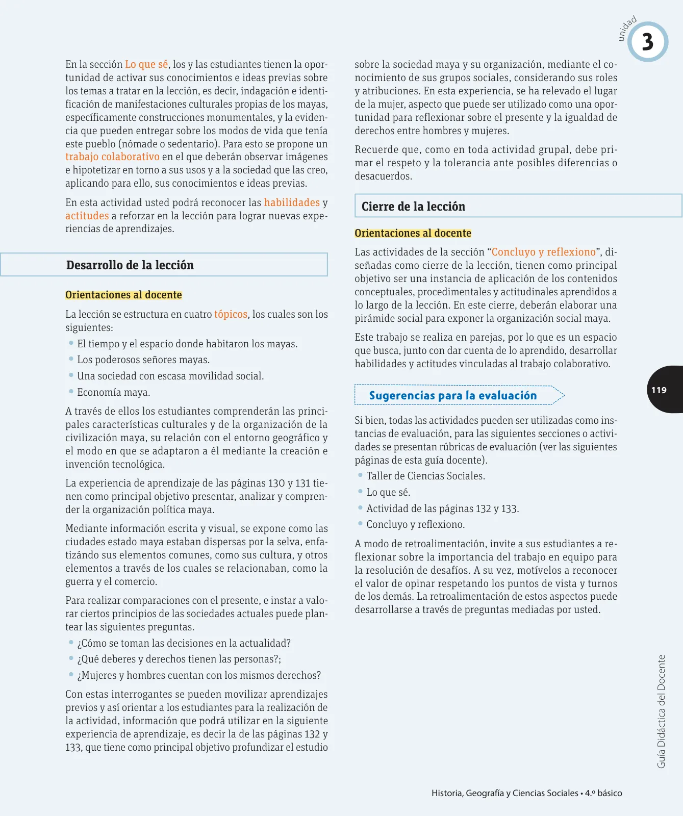 Página 22 de Historia, Geografía y Ciencias Sociales – Cuarto Básico | Texto del Estudiante MINEDUC – Descargar PDF · 2024