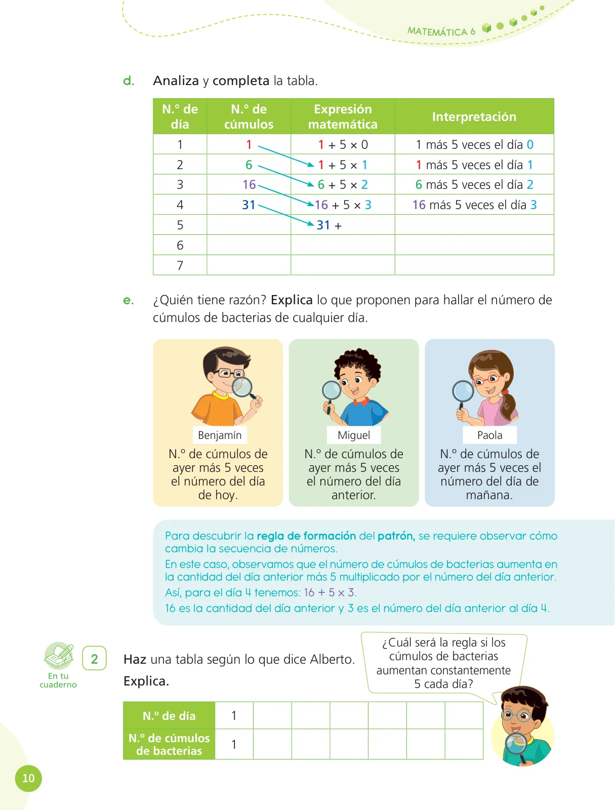 Página 12 de Cuadernillo de Matemática 6, sexto grado de Primaria · 2023