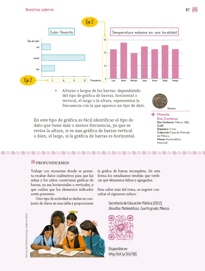 Página 88 de Nuestros saberes: Libro para alumnos, maestros y familia. Libro de Educación Primaria Grado 4° Ciclo Escolar 2025 - 2026