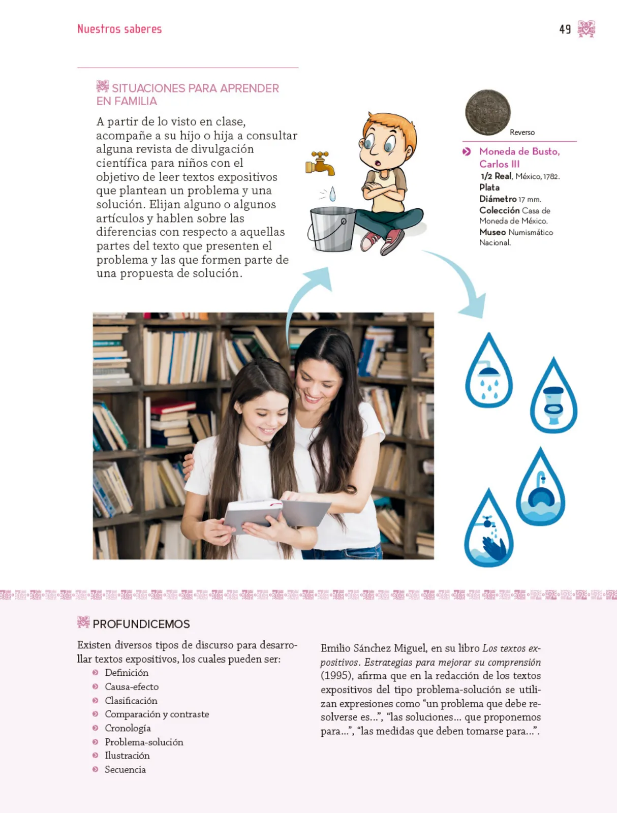 Página 50 de Nuestros saberes: Libro para alumnos, maestros y familia. Libro de Educación Primaria Grado 3° Ciclo Escolar 2025 - 2026