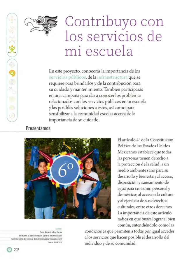 Página 205 de Proyectos Escolares. Libro de Educación Primaria Grado 6° Ciclo Escolar 2025 - 2026