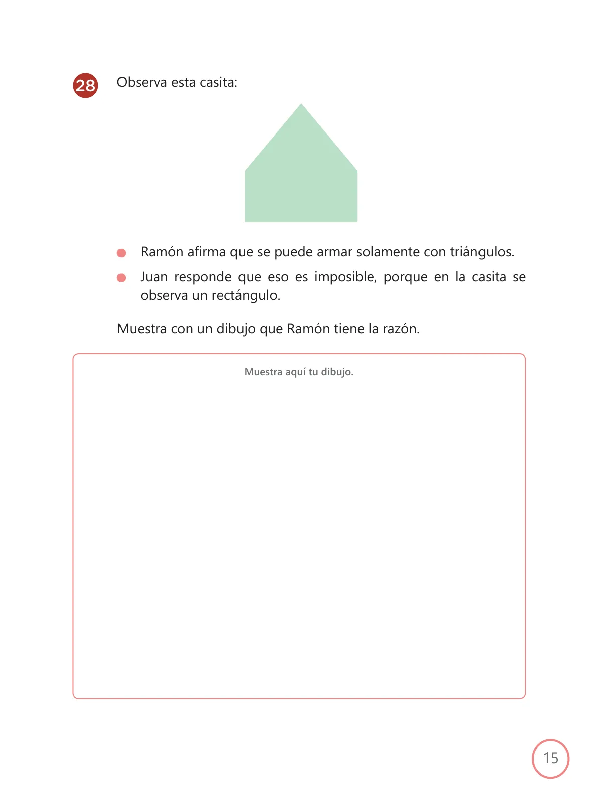 Miniatura página 15 de Kit de evaluación Entrada 2 Demostrando lo que aprendimos : Matemática, primer trimestre, ﻿Cuarto grado - Primaria · 2019