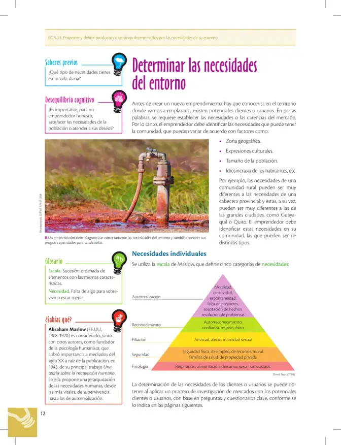 Página 12 de Emprendimiento Y Gestion 2° · Bgu 2 Emprendimiento Y Gestion 2019 · 2019