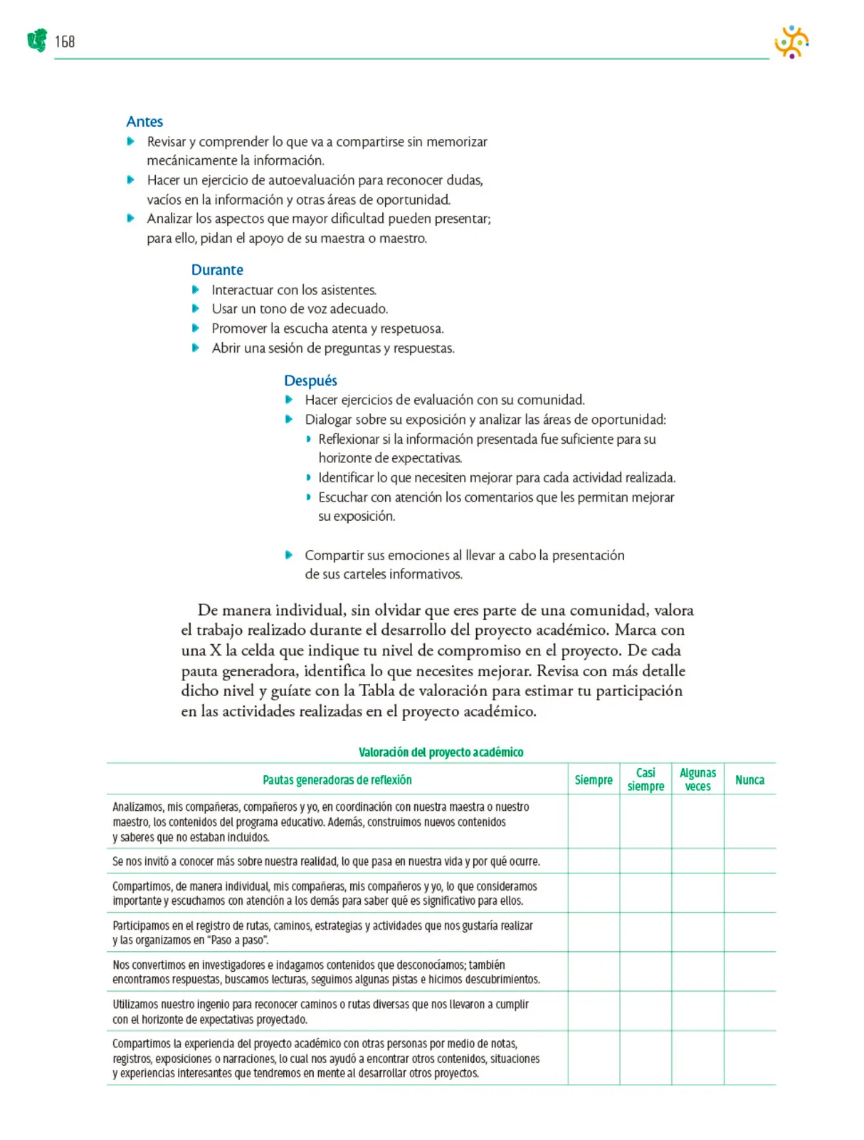 Miniatura página 169 de Colección Nanahuatzin. Nuestro libro de Proyectos. Tomo I.   Libro de Educación Telesecundaria Grado 3°  Ciclo Escolar 2025 - 2026