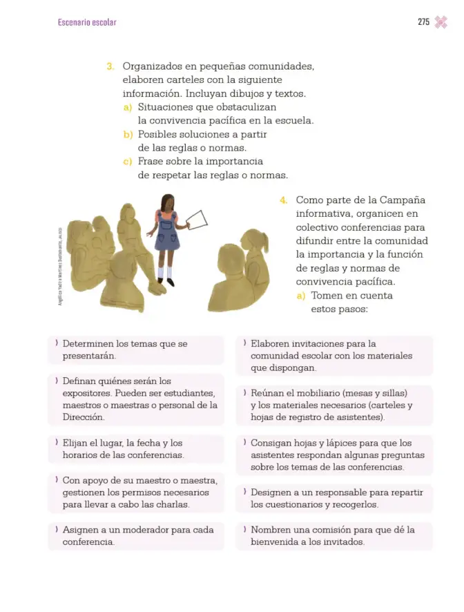 Página 278 de Proyectos Escolares. Libro de Educación Primaria Grado 3° Ciclo Escolar 2025 - 2026