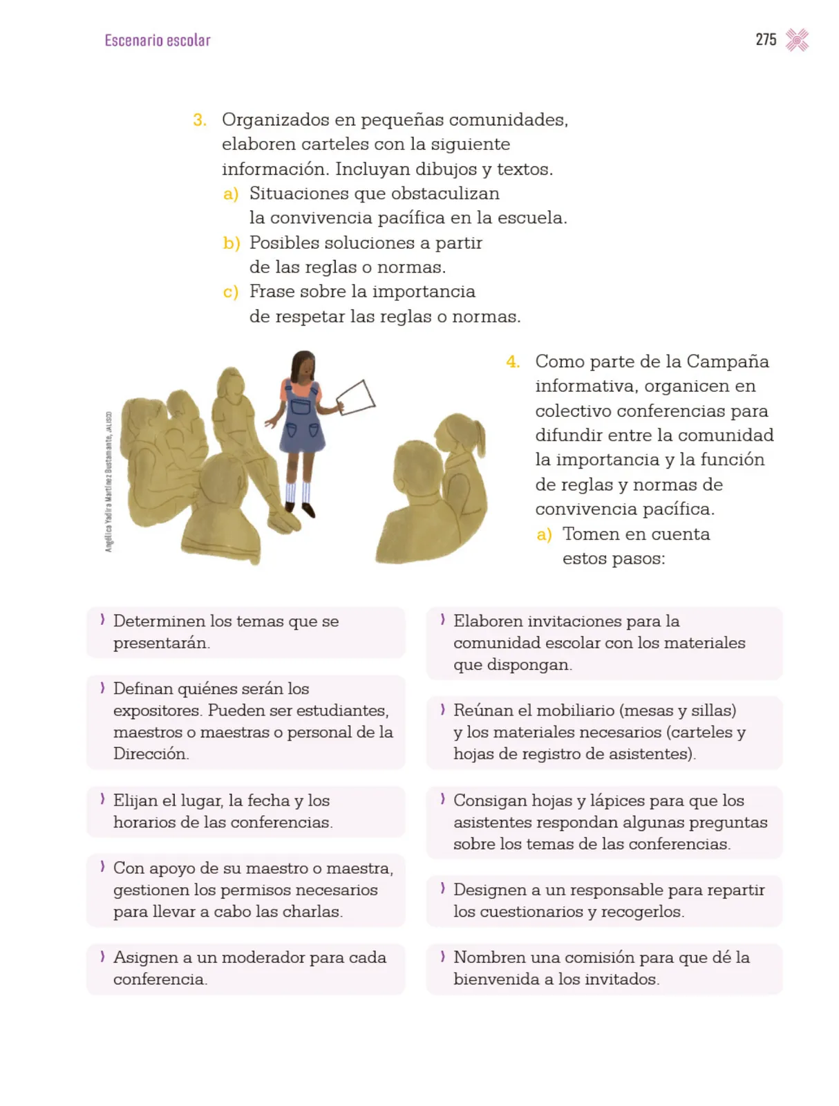 Miniatura página 278 de Proyectos Escolares.   Libro de Educación Primaria Grado 3°  Ciclo Escolar 2025 - 2026