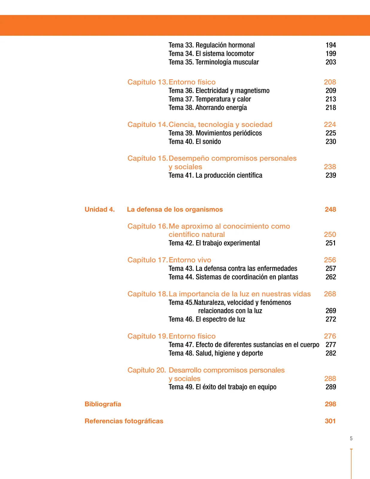 Miniatura página 5 de Ciencias Naturales 8° · Secundaria Activa