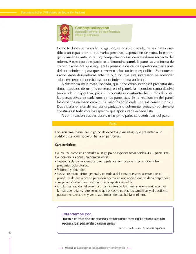 Página 90 de Lenguaje 9° · Secundaria Activa