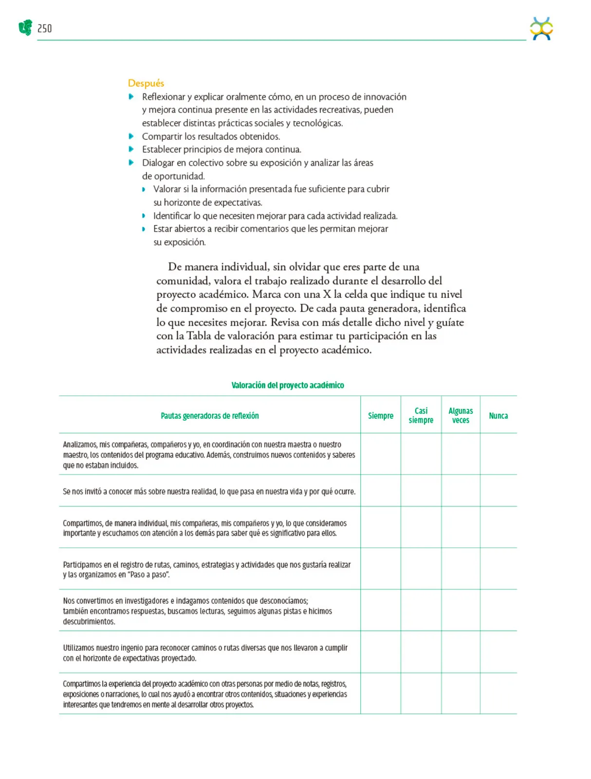 Miniatura página 251 de Colección Sk´asolil. Nuestro libro de Proyectos.  Tomo III.  Libro de Educación Telesecundaria Grado 2°  Ciclo Escolar 2025 - 2026