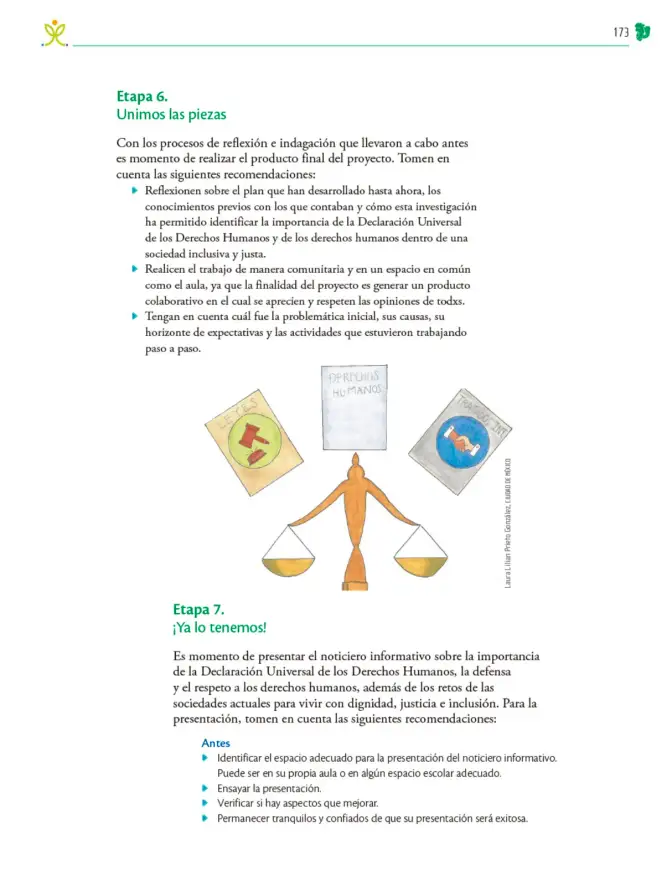 Página 174 de Colección Nanahuatzin. Nuestro libro de Proyectos. Tomo III. Libro de Educación Telesecundaria Grado 3° Ciclo Escolar 2025 - 2026
