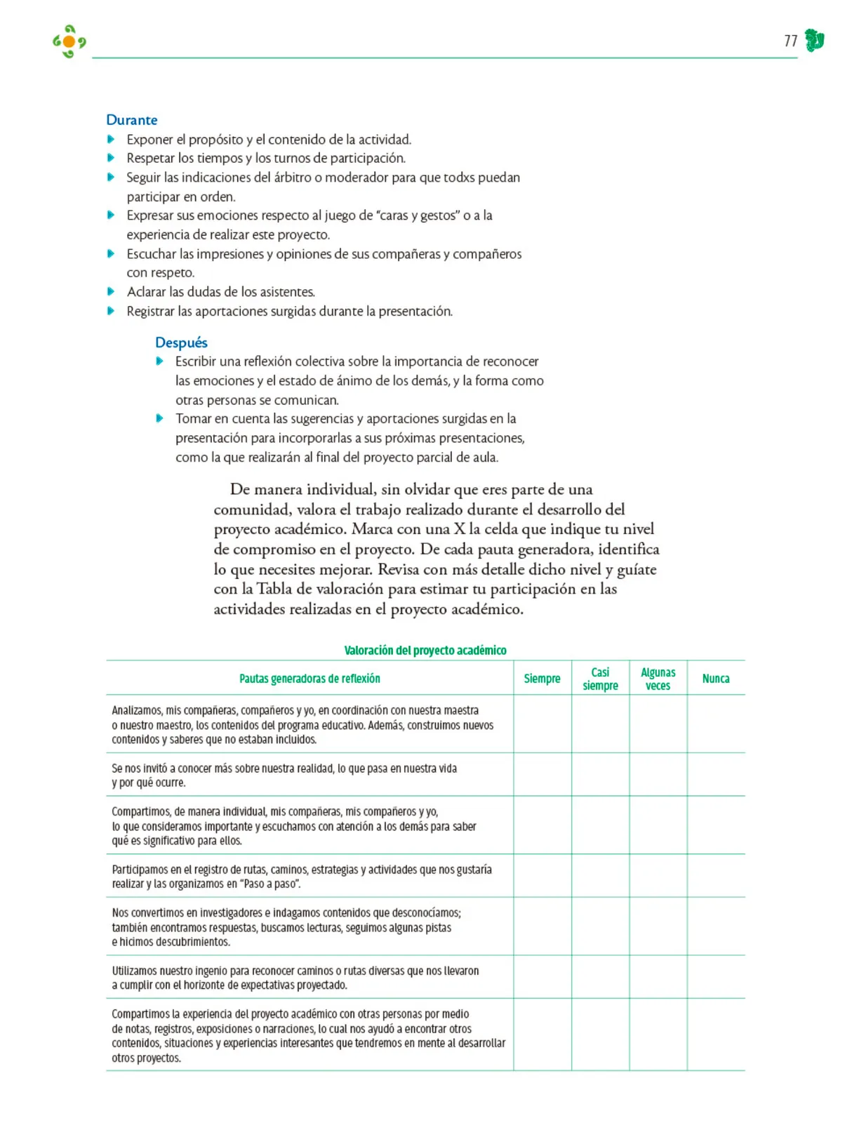 Miniatura página 78 de Colección Nanahuatzin. Nuestro libro de Proyectos.  Tomo III.  Libro de Educación Telesecundaria Grado 3°  Ciclo Escolar 2025 - 2026