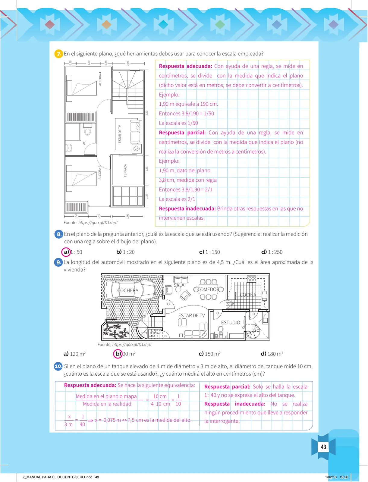 Página 45 de Resolvamos problemas 3 : manual para el docente 2018 · 2018