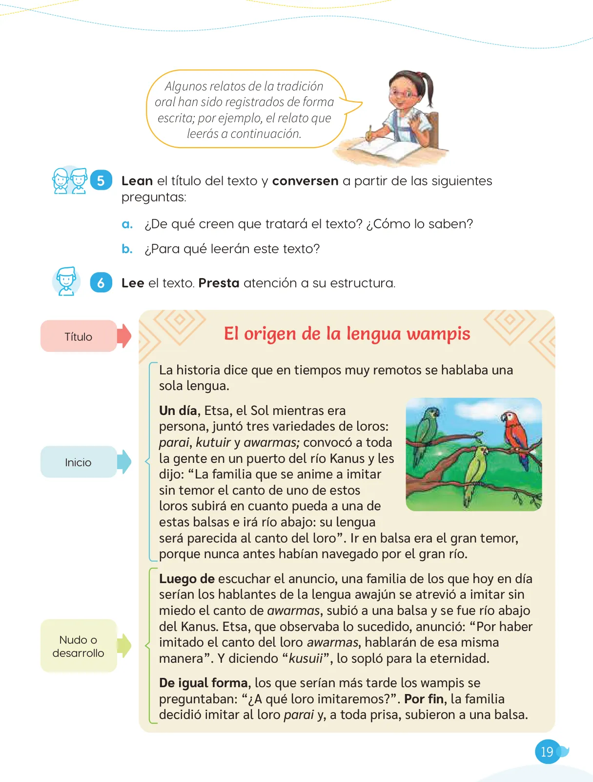 Página 21 de Cuadernillo de Comunicación 4. Cuarto grado de Primaria · 2024