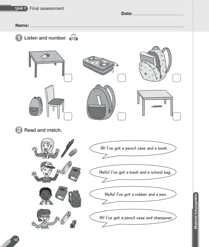 Página 44 de Inglés – Tercero Básico | Texto del Estudiante MINEDUC – Descargar PDF · 2024