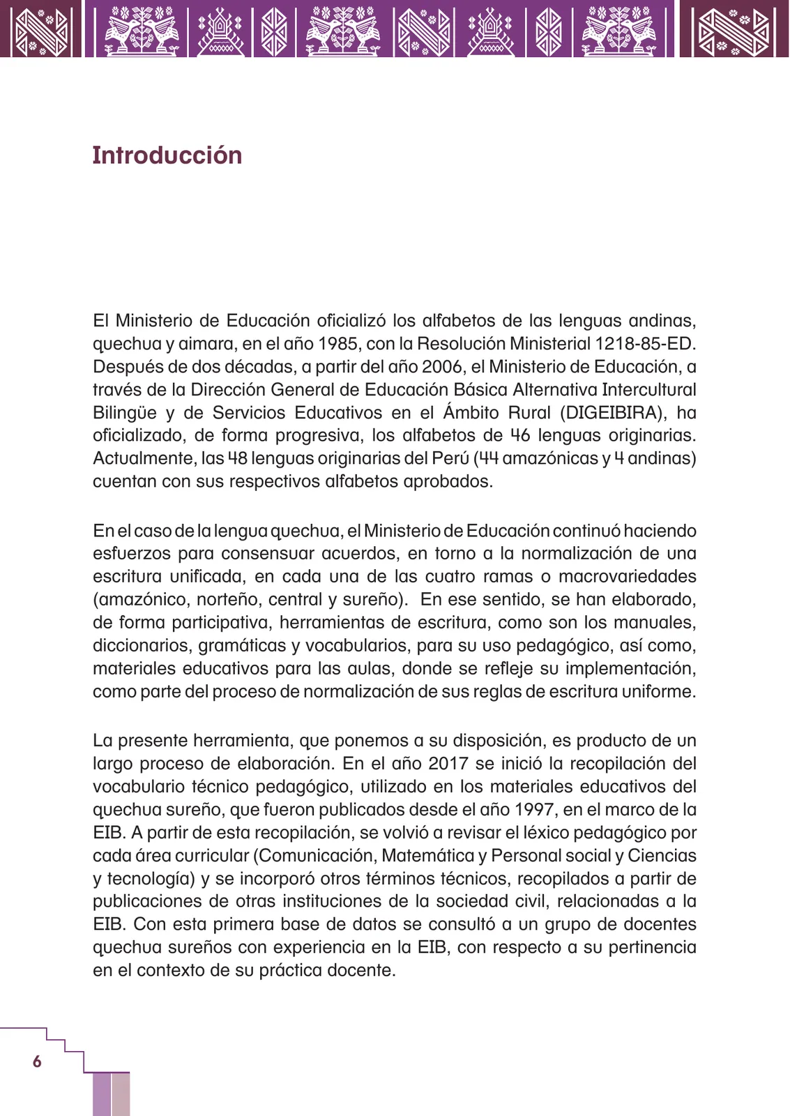 Miniatura página 8 de Yachachinapaq simikuna - Urin Qichwa : vocabulario pedagógico quechua sureño · 2021