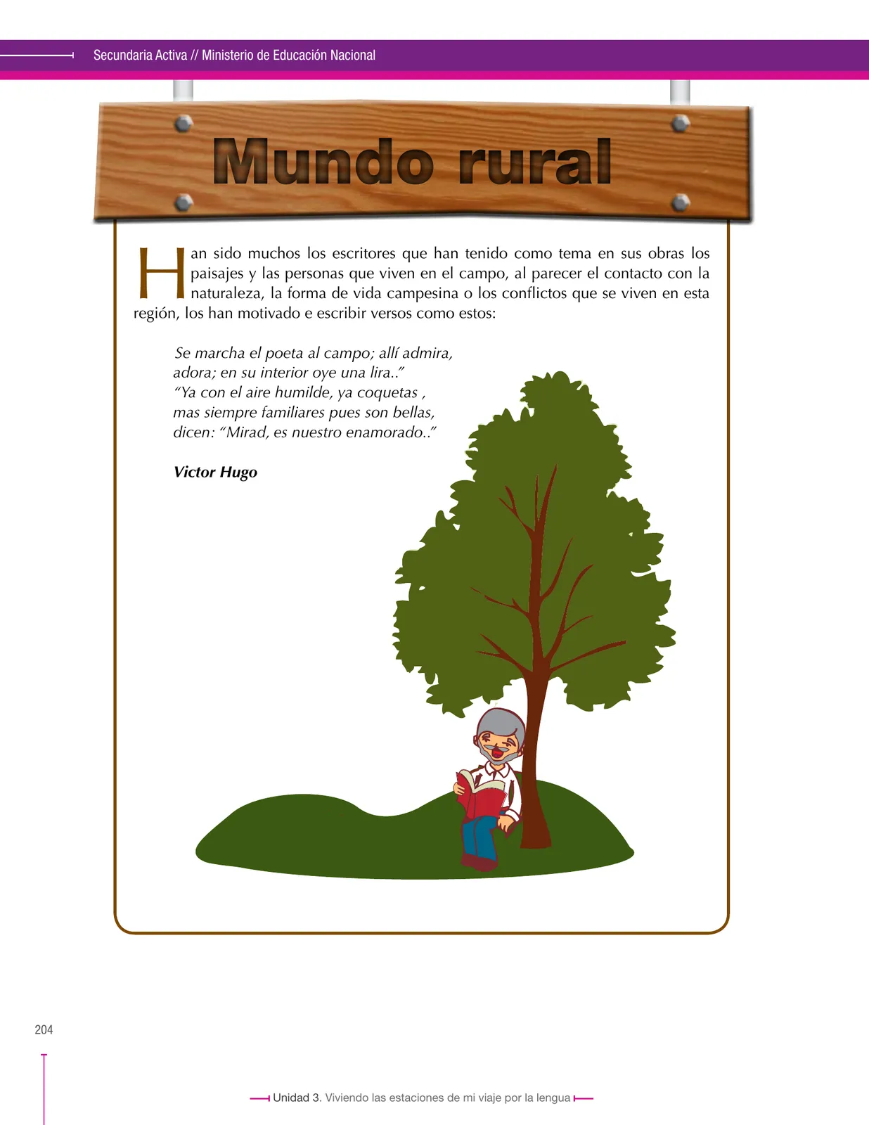 Página 204 de Lenguaje 7° · Secundaria Activa
