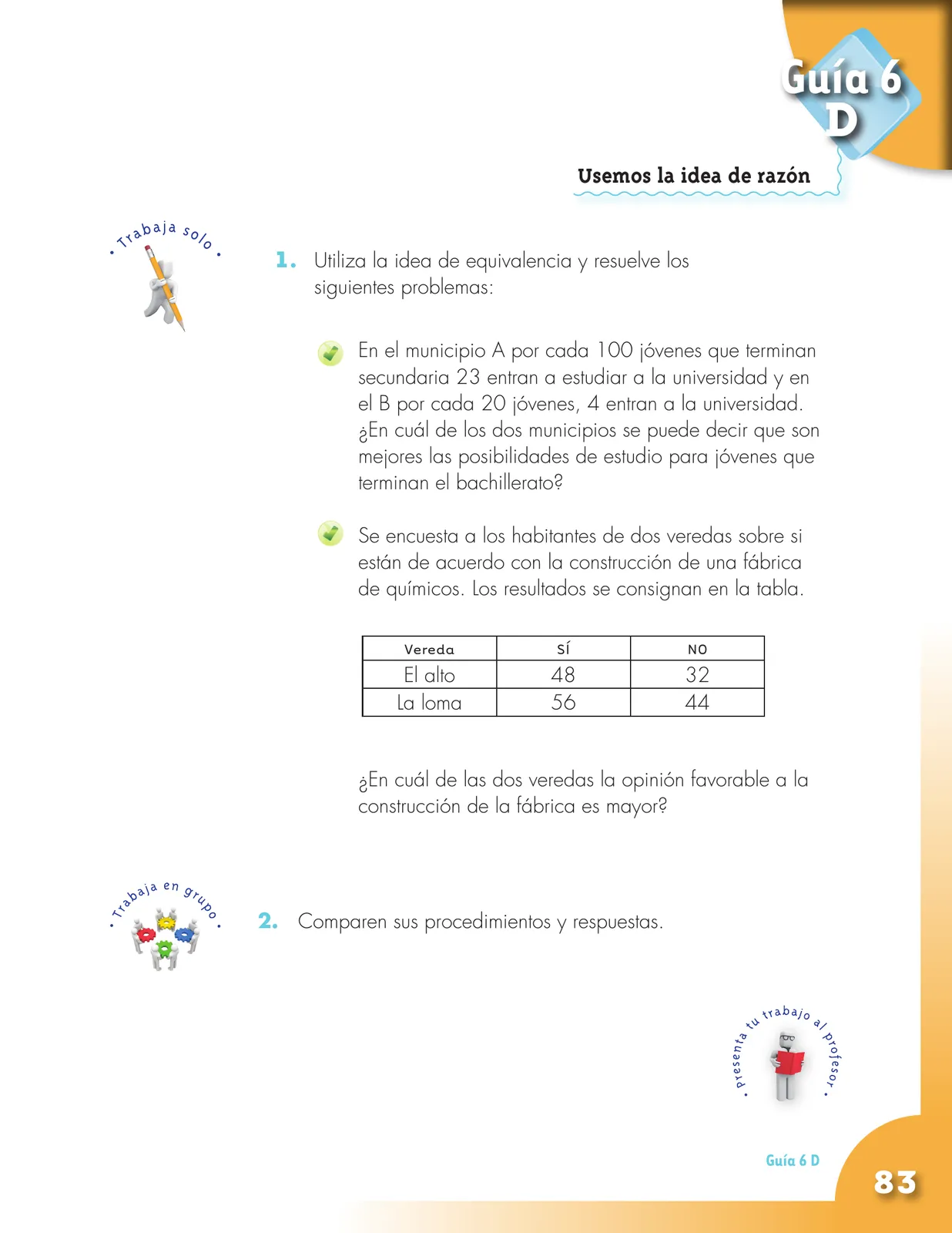 Página 83 de Matematica 5° · Cartilla 01
