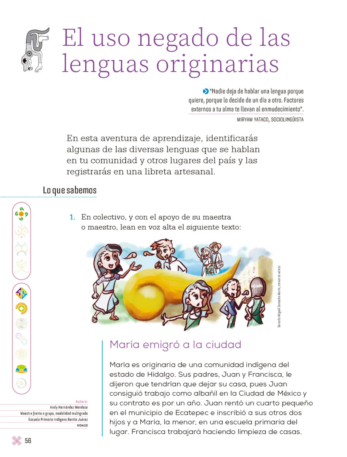 Página 59 de Proyectos Escolares. Libro de Educación Primaria Grado 4° Ciclo Escolar 2025 - 2026