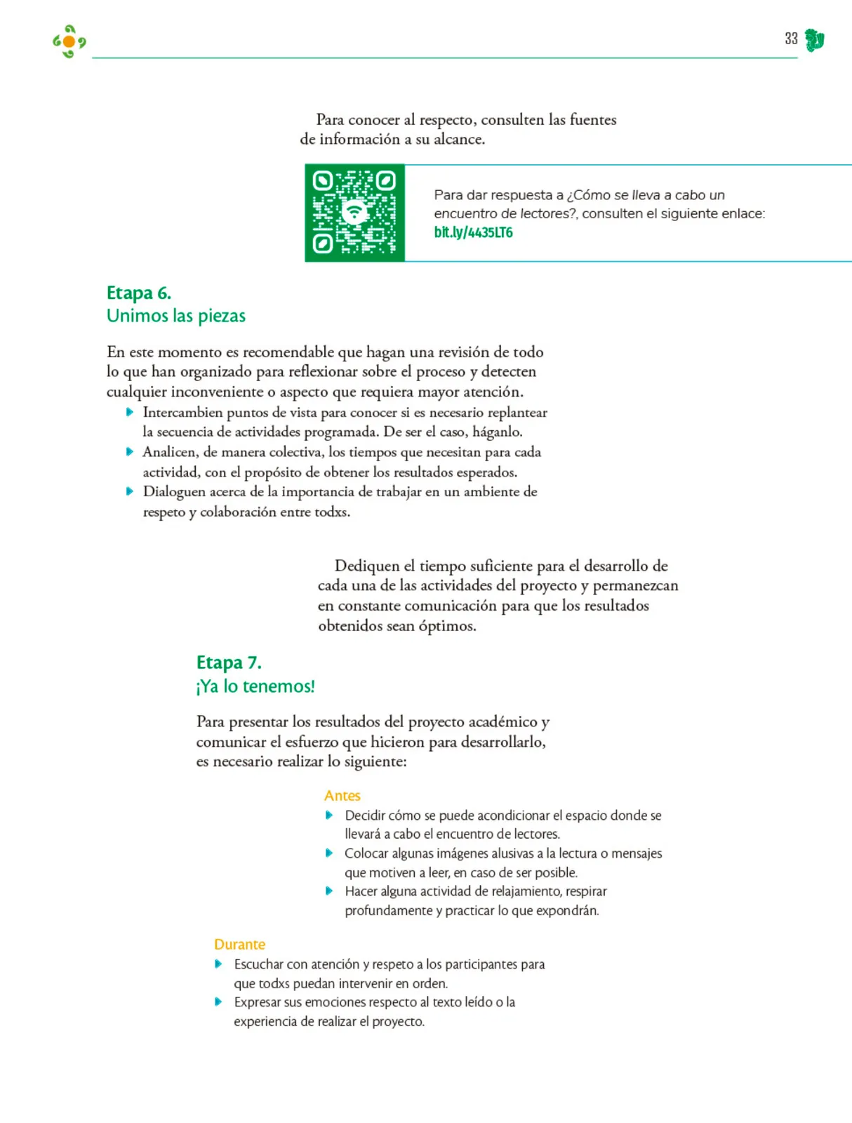 Página 34 de Colección Sk´asolil. Nuestro libro de Proyectos. Tomo II. Libro de Educación Telesecundaria Grado 2° Ciclo Escolar 2025 - 2026