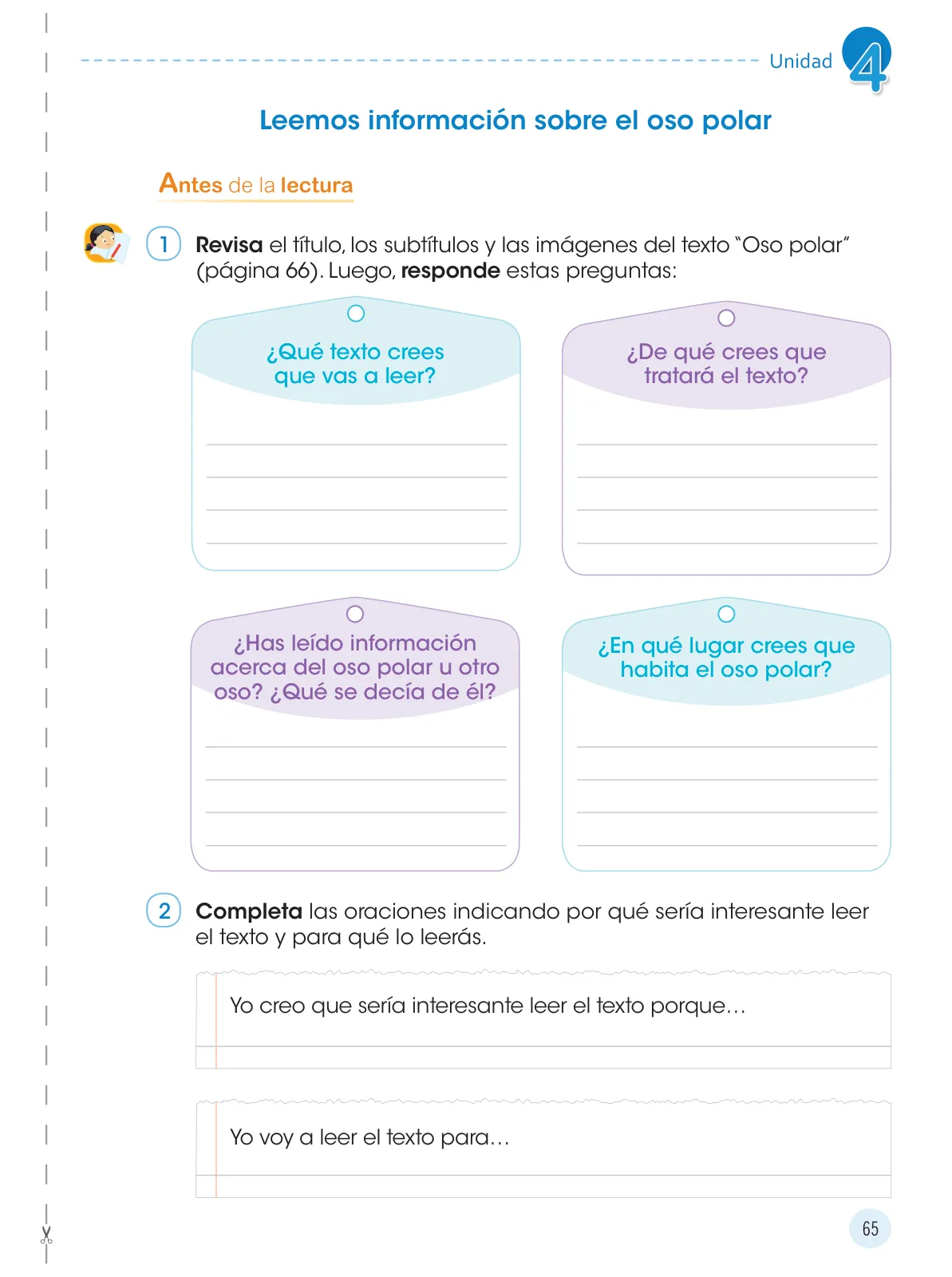 Miniatura página 67 de Comunicación 3 : cuaderno de trabajo para tercer grado de Educación Primaria 2019 · 2019