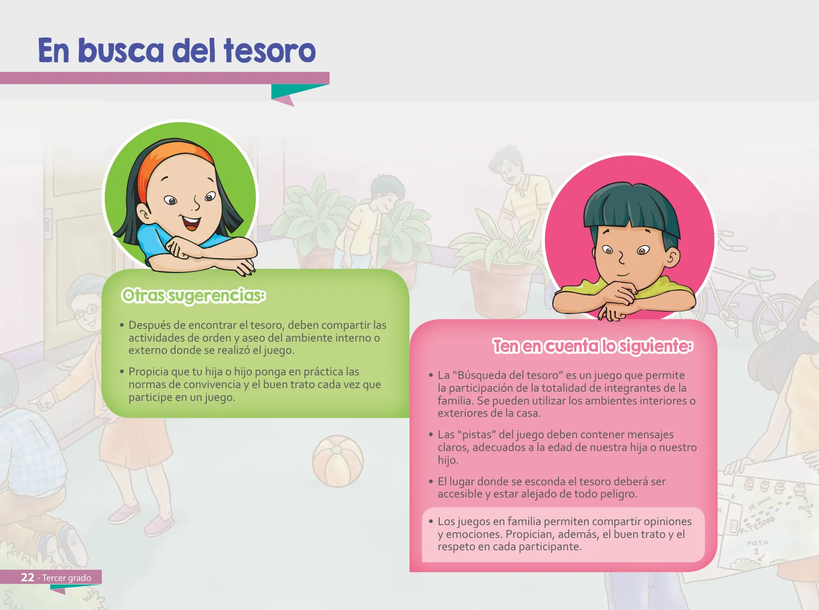 Página 24 de Aprendemos juntos en familia : guía dirigida a madres y padres. Tercer grado de Educación Primaria · 2019