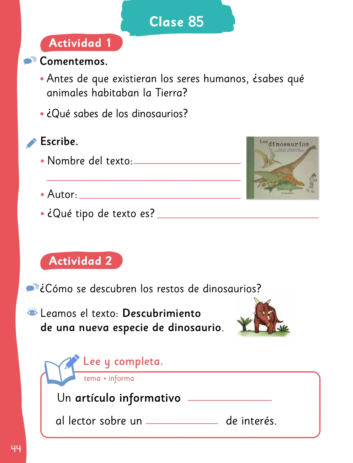 Miniatura página 46 de Lenguaje y Comunicación – Segundo Básico – Texto del Estudiante MINEDUC – Descargar PDF · 2024
