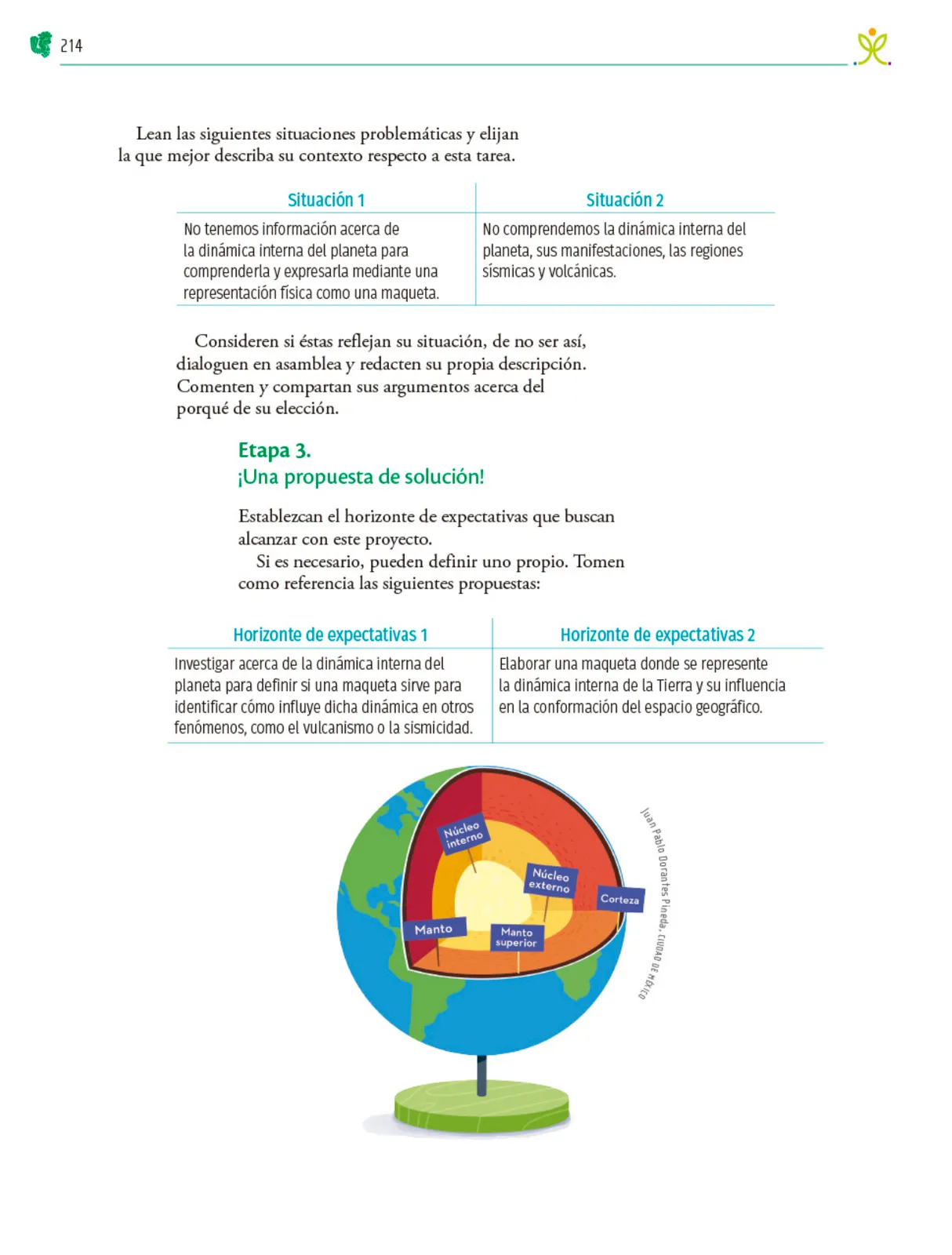 Página 215 de Colección Ximhai. Nuestro libro de Proyectos. Tomo I. Libro de Educación Telesecundaria Grado 1° Ciclo Escolar 2025 - 2026