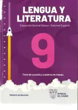 Portada de Lengua Y Literatura 9° · Egb 9 Lengua Y Literatura 2025 · 2025
