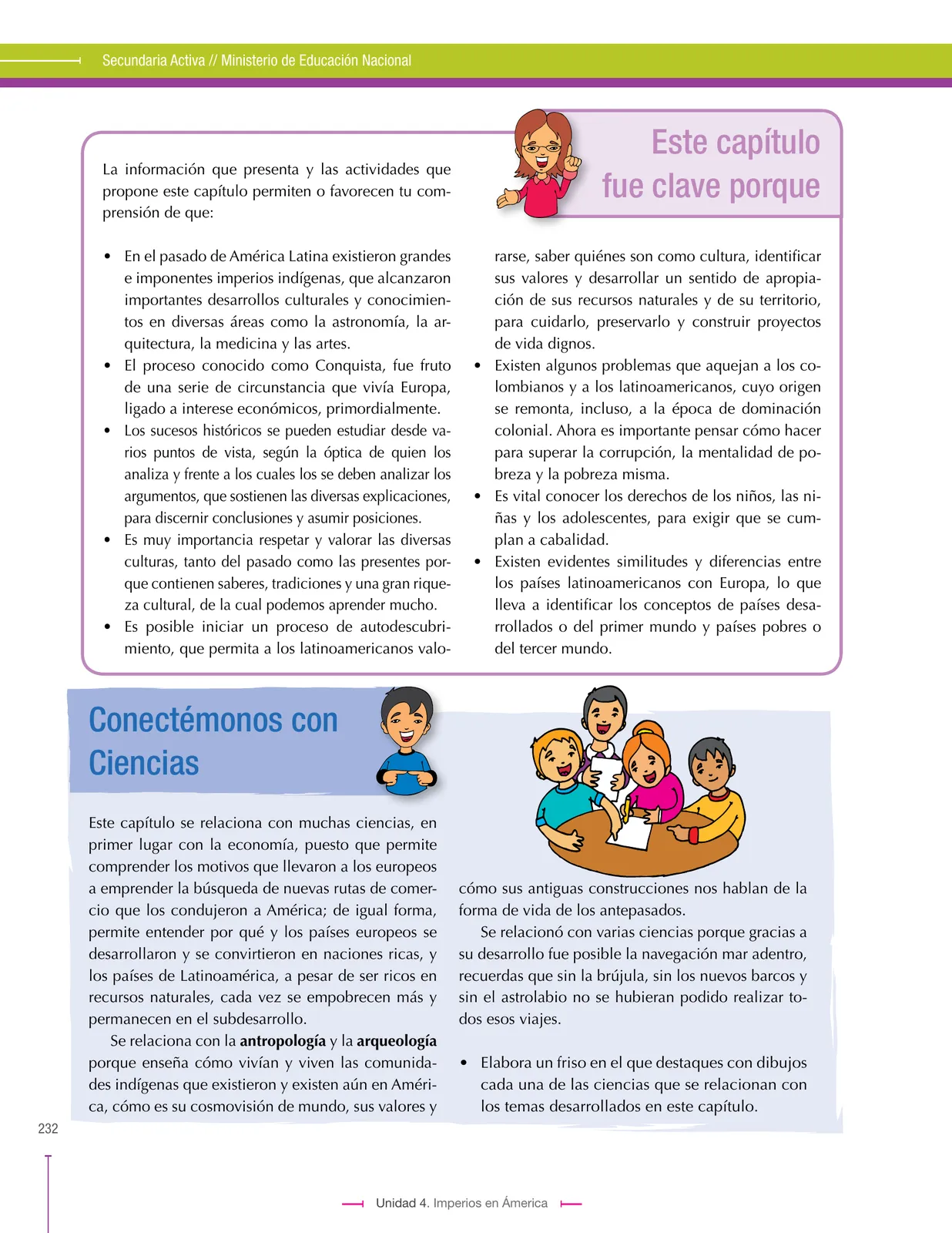 Página 232 de Ciencias Sociales 7° · Secundaria Activa