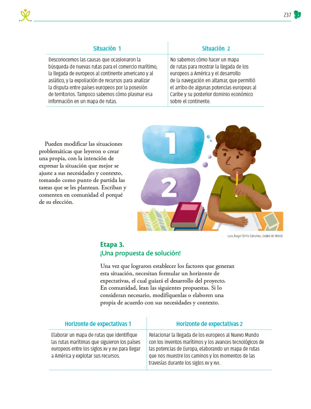 Página 238 de Colección Nanahuatzin. Nuestro libro de Proyectos. Tomo I.   Libro de Educación Telesecundaria Grado 3°  Ciclo Escolar 2025 - 2026