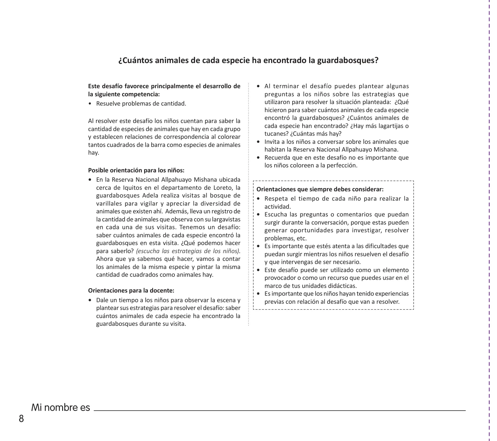 Miniatura página 10 de Crea, resuelve y aprende. Material impreso para niñas y niños de 5 años · 2024