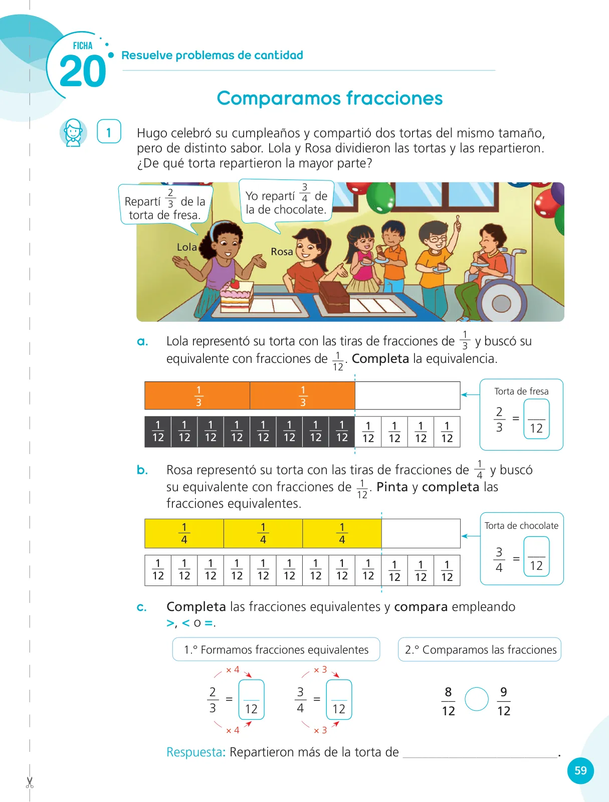 Página 61 de Cuadernillo de Matemática 5, quinto grado de Primaria · 2023