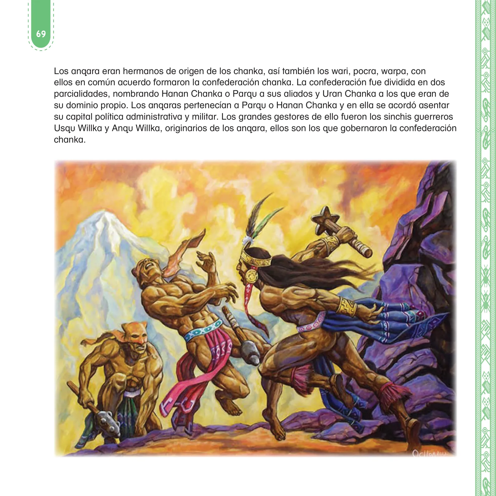Miniatura página 71 de Anqarakunapa kawsakuyninmanta. Literatura 2 - 4° Primaria - Quechua chanka · 2023