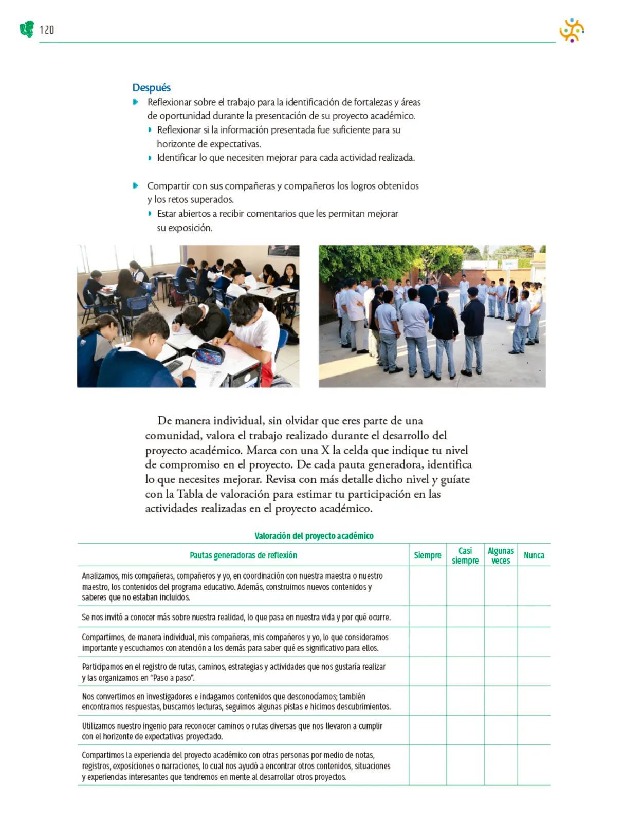 Miniatura página 121 de Colección Nanahuatzin. Nuestro libro de Proyectos. Tomo I.   Libro de Educación Telesecundaria Grado 3°  Ciclo Escolar 2025 - 2026
