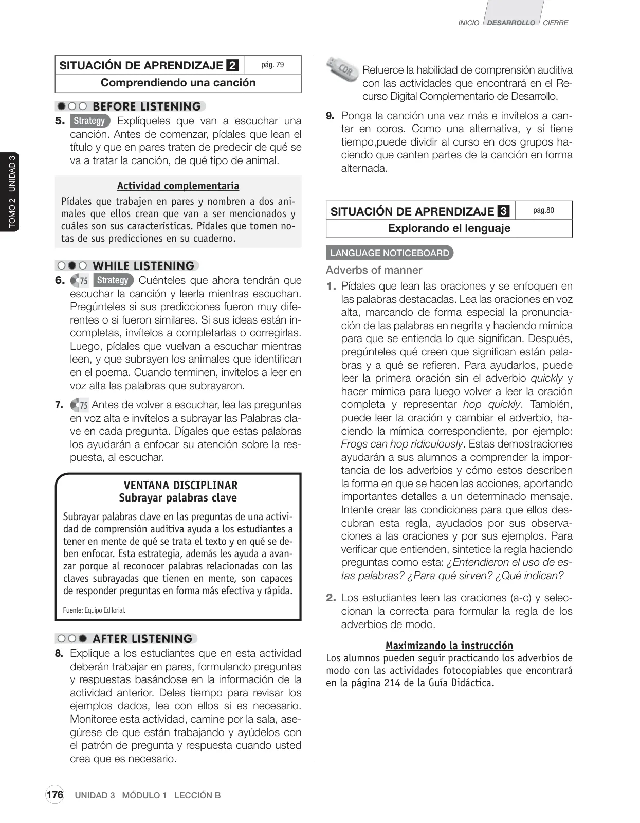 Miniatura página 40 de Inglés – Sexto Básico | Student’s Book MINEDUC – Descargar PDF · 2024