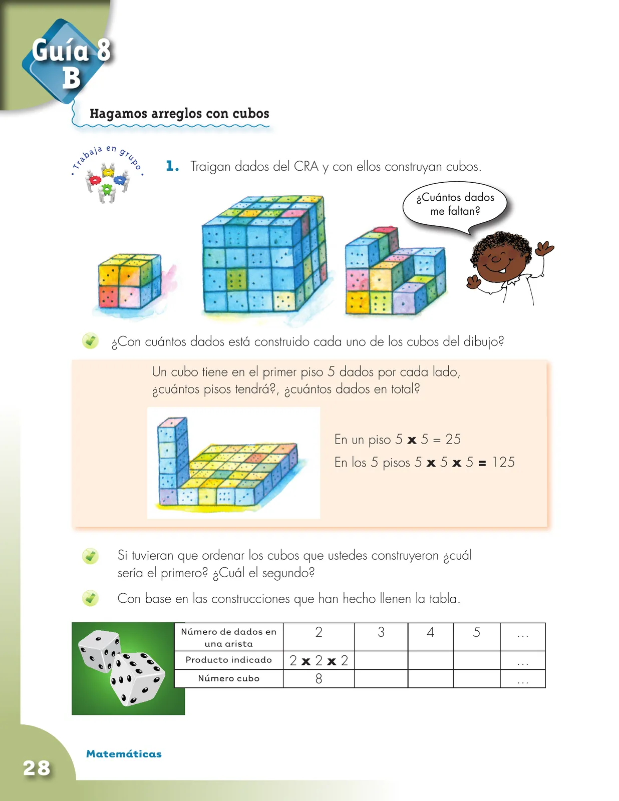 Miniatura página 28 de Matematica 5° · Cartilla 02