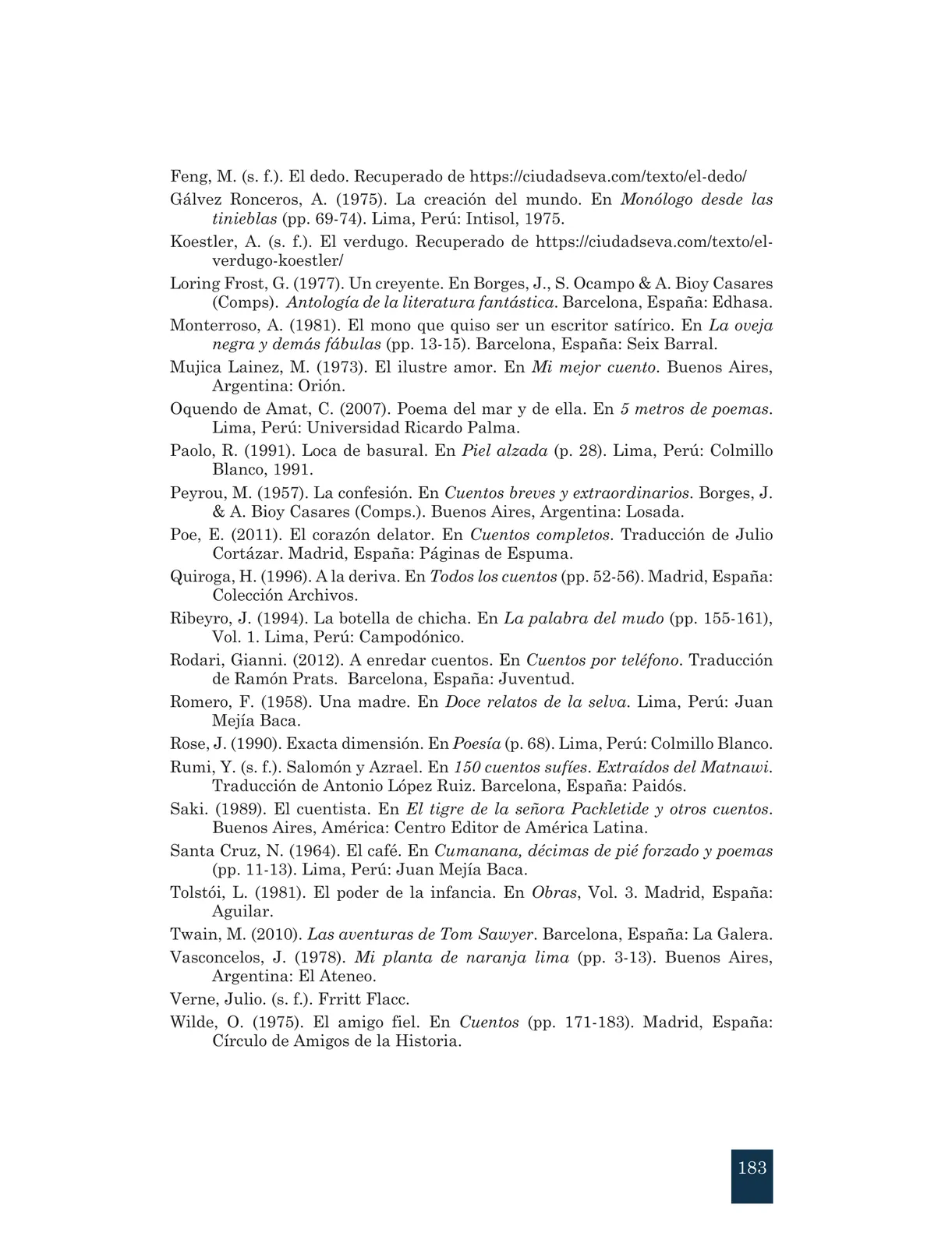 Página 185 de Antología literaria 1 · 2019