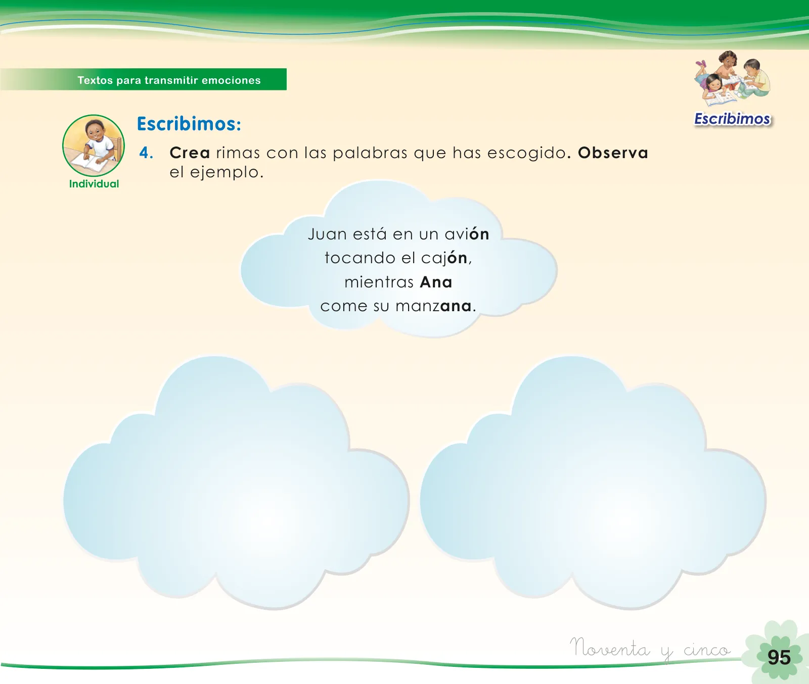 Página 97 de Comunicación 1 : cuaderno de trabajo para primer grado de Educación Primaria 2019 · 2019