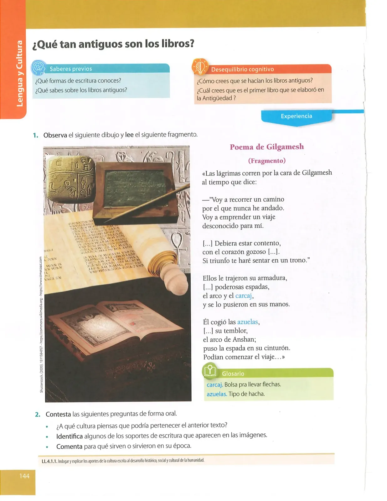 Página 144 de Lengua Y Literatura 8° · Egb 8 Lengua Y Literatura 2025 · 2025