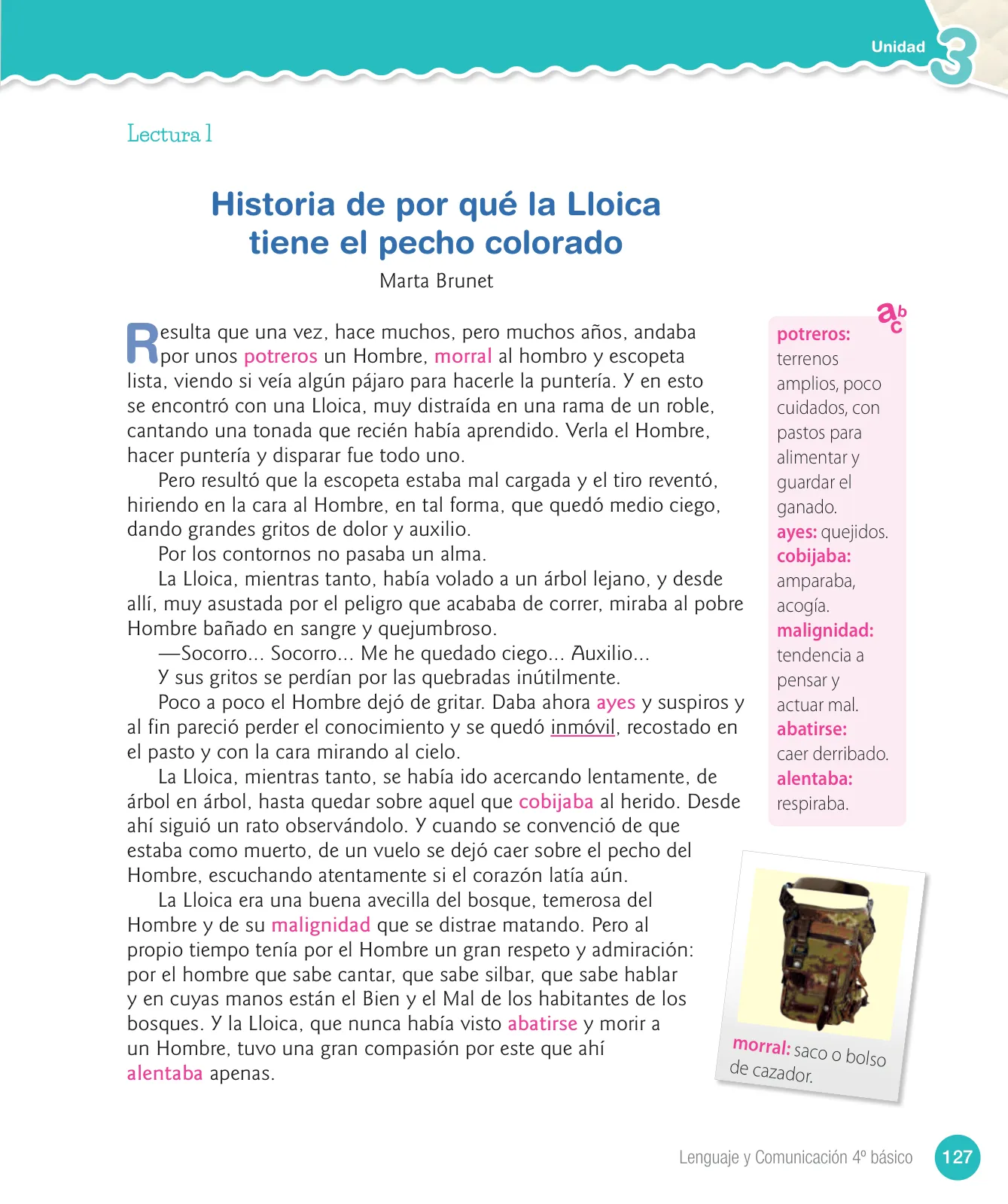 Miniatura página 129 de Lenguaje y Comunicación – Cuarto Básico | Texto del Estudiante MINEDUC – Descargar PDF · 2024