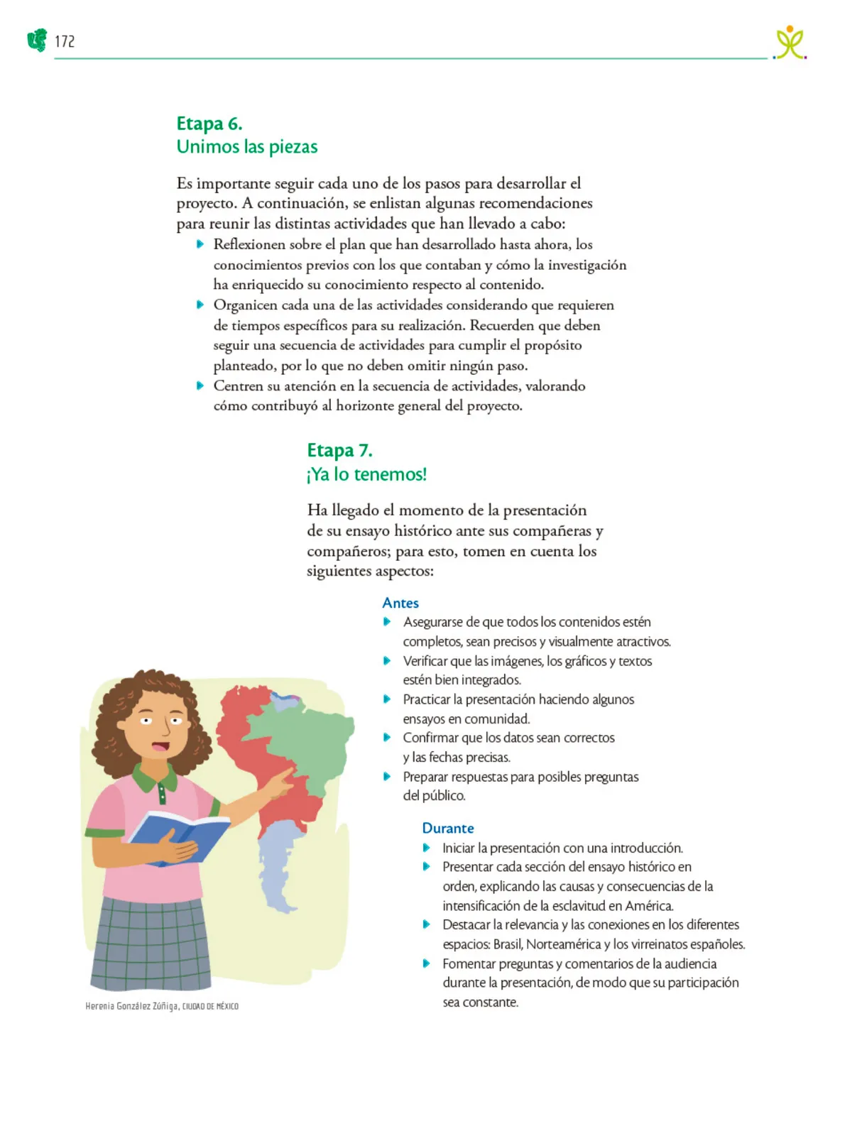 Página 173 de Colección Nanahuatzin. Nuestro libro de Proyectos.  Tomo II.  Libro de Educación Telesecundaria Grado 3°  Ciclo Escolar 2025 - 2026
