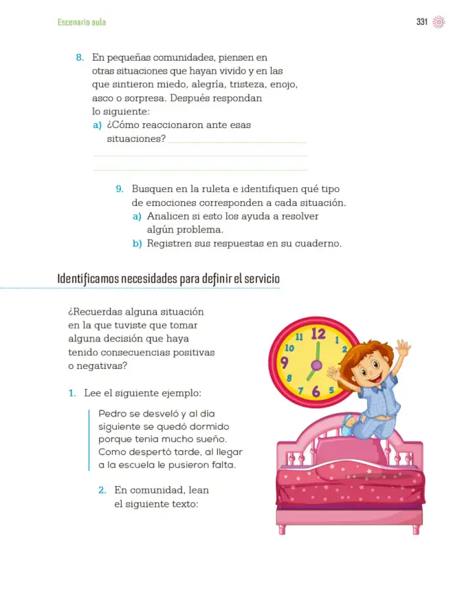 Página 334 de Proyectos de Aula. Libro de Educación Primaria Grado 4° Ciclo Escolar 2025 - 2026