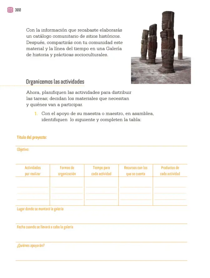 Página 303 de Proyectos Comunitarios. Libro de Educación Primaria Grado 3° Ciclo Escolar 2025 - 2026