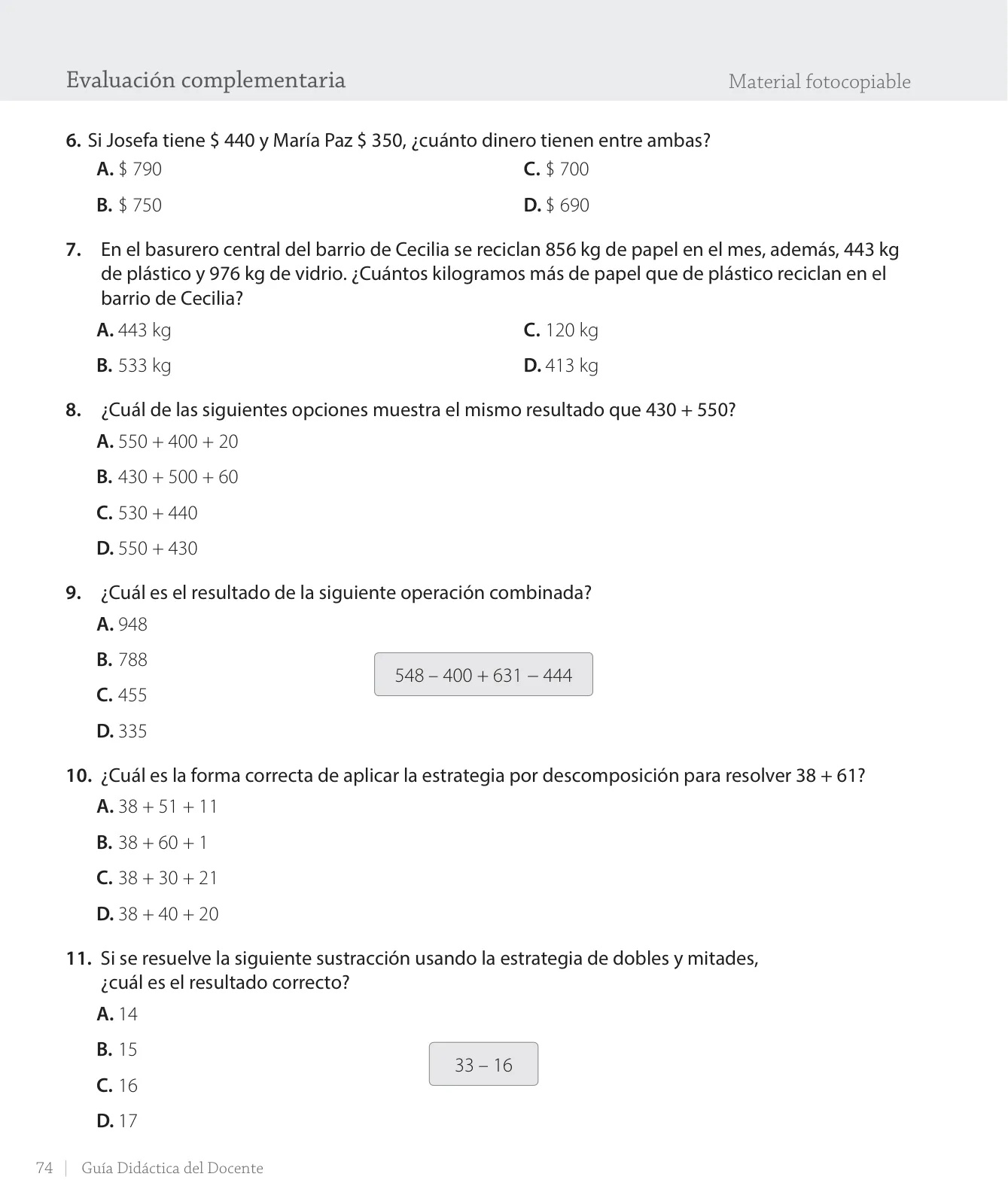 Página 76 de Matemática – Tercero Básico | Texto del Estudiante MINEDUC – Descargar PDF · 2024