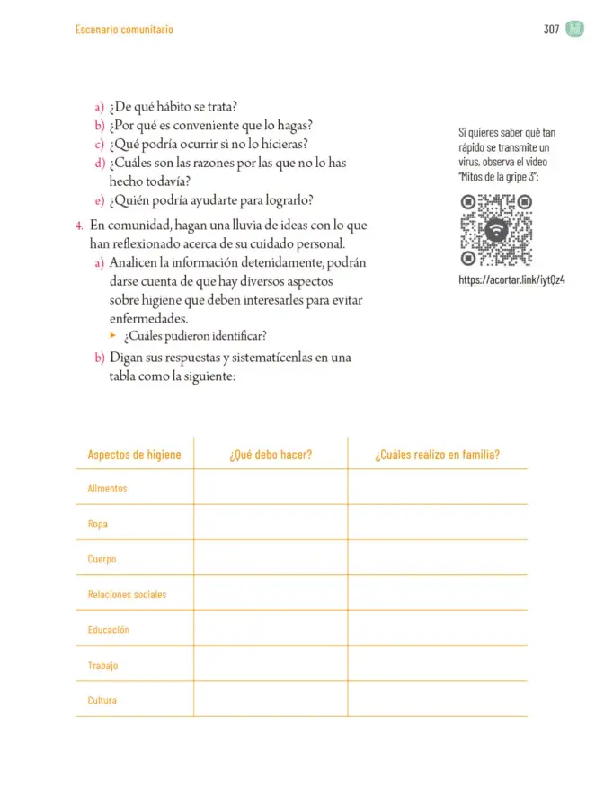 Página 310 de Proyectos Comunitarios. Libro de Educación Primaria Grado 5° Ciclo Escolar 2025 - 2026