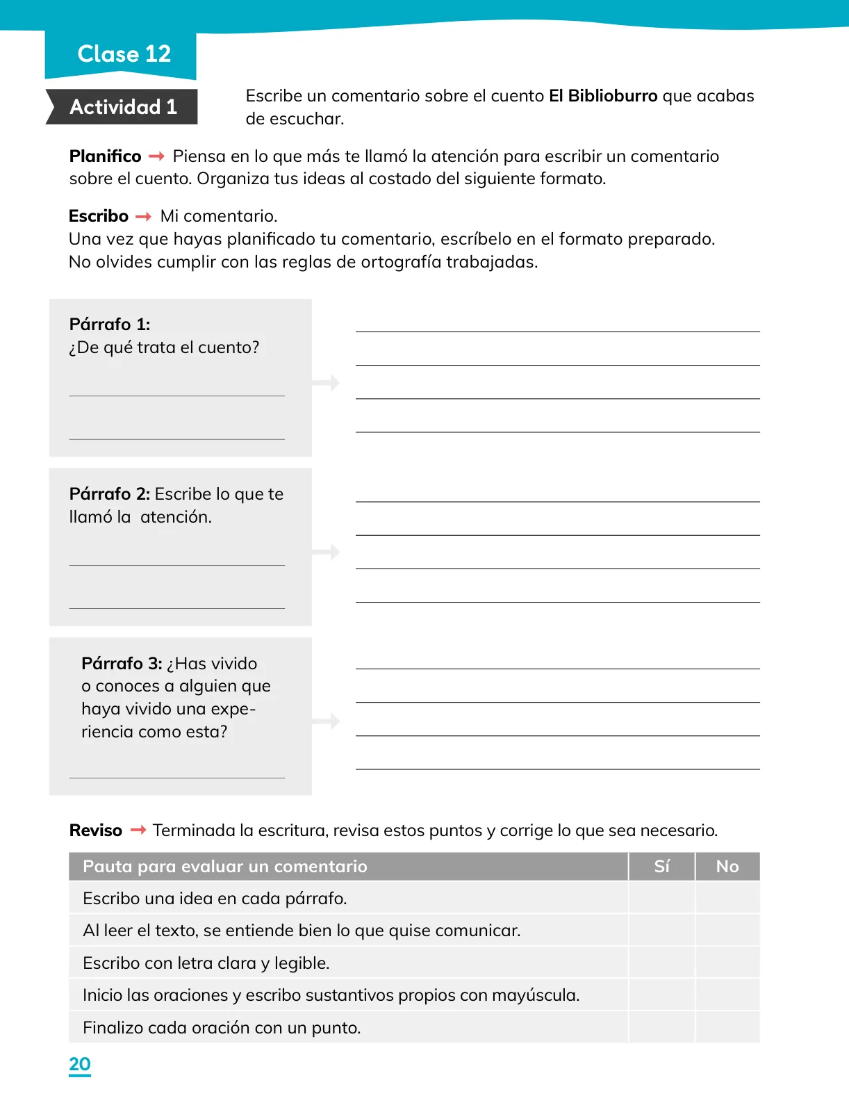 Miniatura página 22 de Lenguaje y Comunicación – Tercero Básico | Texto del Estudiante MINEDUC – Descargar PDF · 2024
