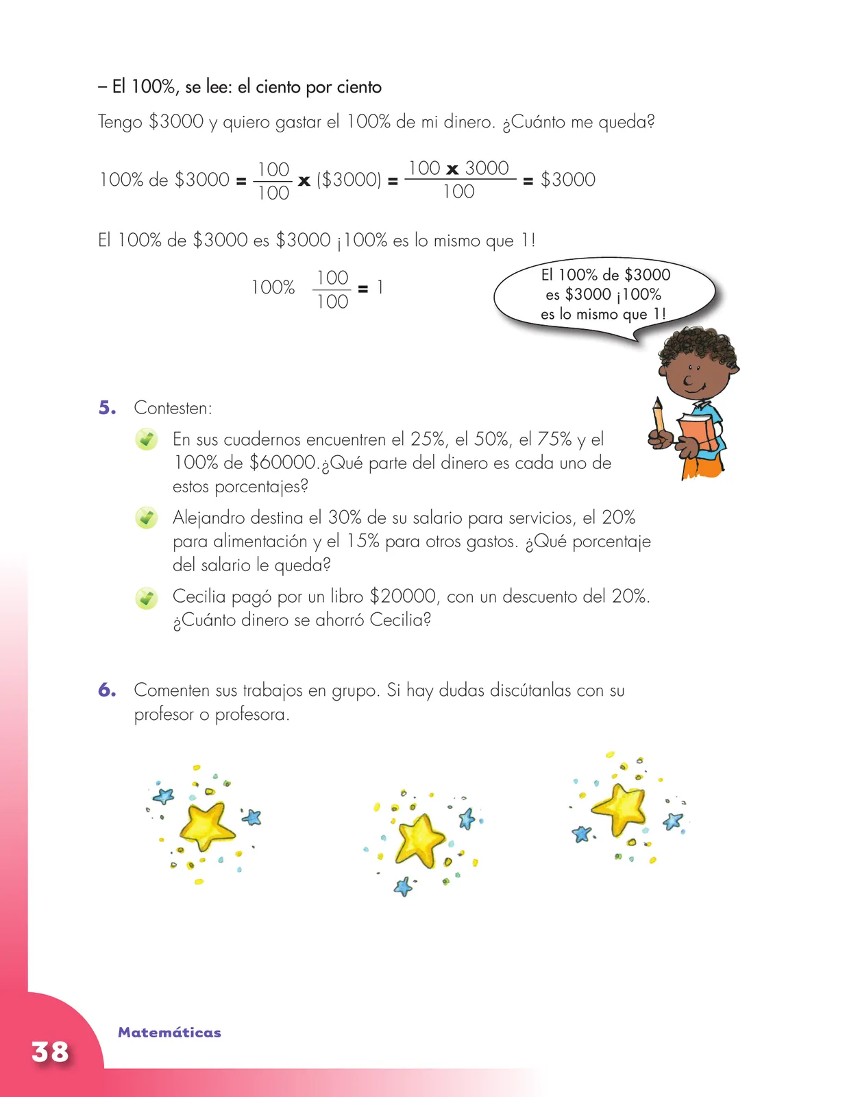 Página 38 de Matematica 5° · Cartilla 03