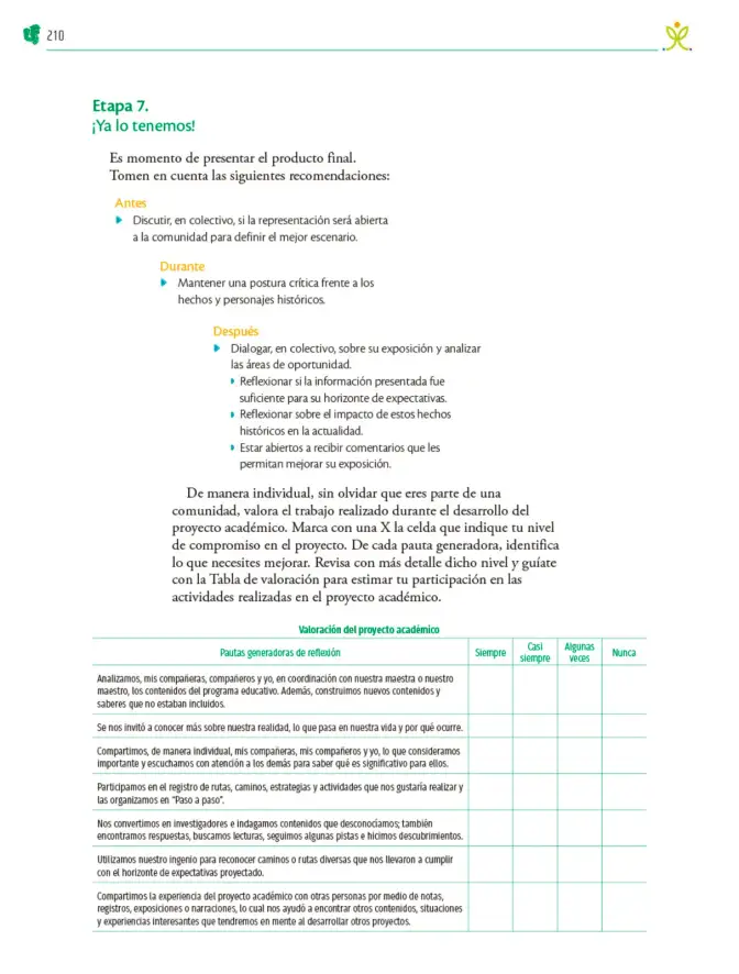 Página 211 de Colección Sk´asolil. Nuestro libro de Proyectos. Tomo II. Libro de Educación Telesecundaria Grado 2° Ciclo Escolar 2025 - 2026